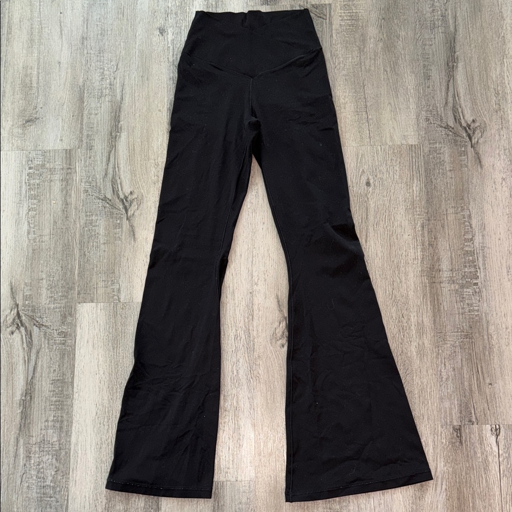 aerie Black Boot Cut Flare Pants